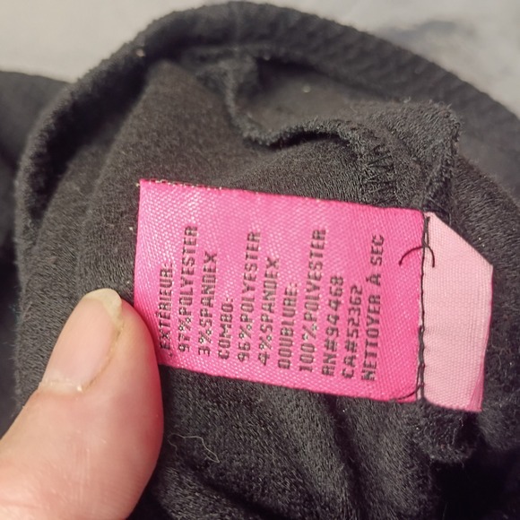 Betsey Johnson Black Textured Fit Flare Dress Pearl Peter Pan Collar Size 14 - Picture 9 of 9